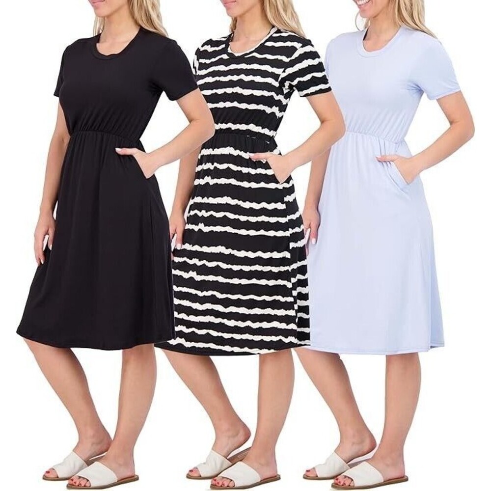 Women's Essentials Dress Set of 3 Size XL New